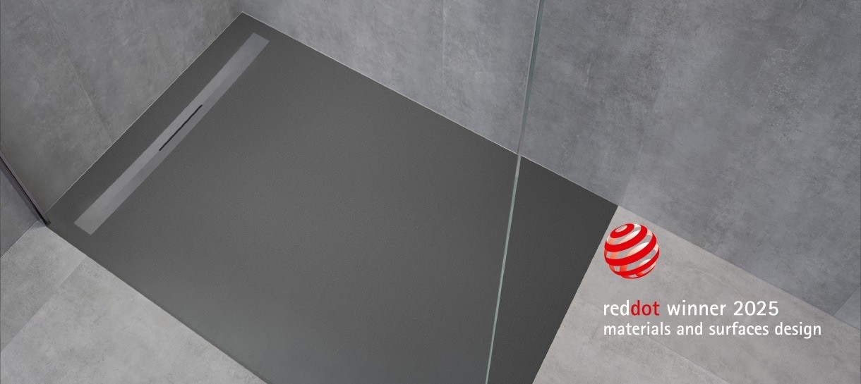 Collection KONTRA by Meissen Keramik shower trays